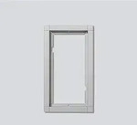 Siedle Kombirahmen sil/met KR 611-2/1-0 SM