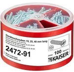 KAISER Ger&auml;teschrauben-Box je 100 3,2x15/25/40 2472-91