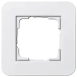 Gira Abdeckrahmen 1fach Reinwei&szlig;/Reinwei&szlig; 0211410
