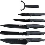 Alpina - Set Messer INOX aus Edelstahl 6 St&uuml;ck.. (schwarz)