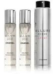 Chanel Allure Homme Sport Travel Spray Nachf&uuml;llbar Set 3 Artikel