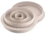 Silikonform zum Backen der Innenkuchenb&ouml;den 3D Multi-Inserto Round
