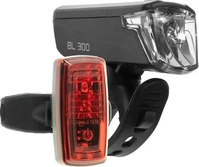 B&uuml;chel Lichtset BL 300 + Mini LED mit Batterie 30 Lux StVZO