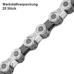 KMC Kette X8 Silber/Gau 1/2" x 3/32", 114 Glieder, 7,3mm, 8-fach