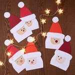 HABA Sachenmacher - Erstes Schneiden Nikol&auml;use, Bastelset Weihnachten, ab 3 J | ab
