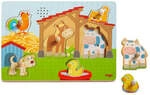 HABA Sound-Greifpuzzle Auf dem Land | ab 2+ Jahre | Puzzles 1303179001