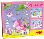 HABA Puzzles Einhorn Glitzergl&uuml;ck | ab 3+ Jahre | Puzzles 1300299001
