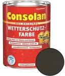 Consolan Wetterschutz-Farbe Kaffeebraun 2,5 L
