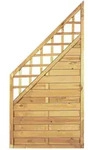 T&J Maxi-Massiv-Ranki-ECKE 90 x 180/90 cm Rahmen 45/45 mm, kdi gr&uuml;n