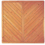T&J CLASSICO-Serie gerade 180 x 180 cm, L&auml;rche/ Douglasie, Rahmen 40/68 