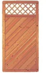 T&J CLASSICO-Serie mit Rankgitter 90 x 180 cm, L&auml;rche/ Douglasie, Rahmen 