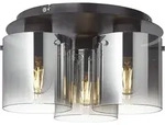 Brilliant Beth Deckenleuchte 35cm schwarz/rauchglas