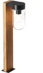 Brilliant Cabar Au&szlig;ensockelleuchte 55cm holz dunkel/schwarz