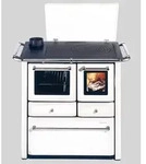 Westminster Landhausherd Ofen K 85 F - 6 kW Weiss, Rauchrohr links