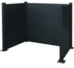 FLORAWORLD M&uuml;lltonnen-EinfassungAluminium 2 x 240 Liter150 x 115 x 122 cm