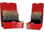 DORMER PRAMET Spiralbohrer Set 1-10mm x0,1 A002 in Box 118G Typ N 4xD 91tlg. Tin Tip