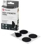 VELCRO Klettband High Strength Fastener Punkt Durchmesser 45mm, schwarz, 6...