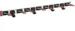 Ger&auml;tehalterschiene 1,00m7 Halter + 4 Haken