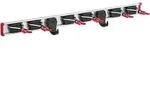 BRUNS Ger&auml;tehalter-Set "mini" 0,50m F&uuml;hrungsschiene mit 6 Ger&auml;tehalter "mini"