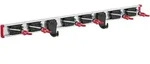 Ger&auml;tehalterschiene 0,75m6 Halter + 2 Haken