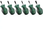 BOSCH Handwerkzeuge Schraubendreher-Set, kurz 6-tlg.