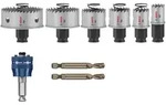 BOSCH PRO Sheet Metal PC Plus Lochs&auml;ge-Set, 20, 25, 64 mm, 8-tlg.