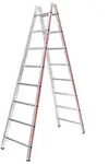 Sprossenstehleiter beids.2x8 Sprossen AH 3,05m