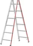 Sprossenstehleiter beids.2x6 Sprossen AH 2,50m