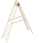 LAYHER Holzstehleiter 1053 nach &Ouml;-Norm Z1501
