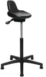 Stehhilfe Standstar PU-Schaum schwarz Sitzh&ouml;he 590-840 mm Fu&szlig;kreuz mit Gleiter