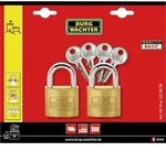 Messing-Hangschloss-Set Trio 222/30 SB gleichschlBURG W&Auml;CHTER