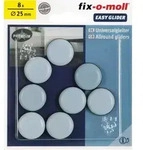 EASYGLIDER massiv kleb. grau 25mm Inh.8 St.