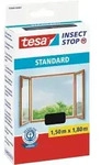 TESA Fliegengitter Stand Klettband f&uuml;r Fenster anthrazit 1,5m:1,8m