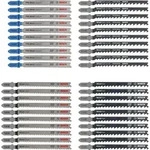 BOSCH Wood and Metal Stichs&auml;geblatt-Set, 40-tlg.