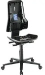 BIMOS Arbeitsstuhl ESD Neon 2, grau Sitzh&ouml;he 450-620 mm mit Rollen, ohne Polster