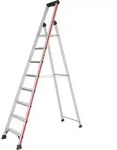 HYMER Stufenstehleiter 8Stufen Standh&ouml;he 1,81m 8 Stufen Standh&ouml;he 1,81 m