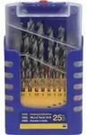 FISCH Holzspiralbohrer HS Set 25-tlg. 1 - 13mm