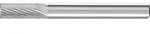 PFERD Fr&auml;sstift HM zylindrisch mit Stirnverzahnung 0616 5 6mm 6x16mm
