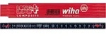 WIHA Gliederma&szlig;stab Kunststoff2mx14mm wei&szlig; Longlife Plus Composite