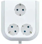REV Steckdosenerweiterung MultiPower 3-fach wei&szlig;-grau