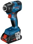 BOSCH Akku-Drehschlagschrauber GDR 18V-200, 2 x Akku GBA 18V 4.0Ah in L-Case
