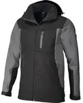 FHB Softshell-Jacke JANNIK grau-schwarz L