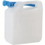 Wasserkanister 12 l HD-PE natur B290xT160xH331,5 mm mit Auslaufrohr