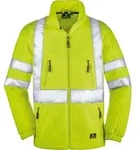 4 PROTECT Warnfleecejacke Seattle, leuchtgelb,Gr.2XL
