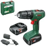 BOSCH Akku-Bohrschrauber EasyImpact 18V-40, 2 x Akku PBA 18V 1.5Ah