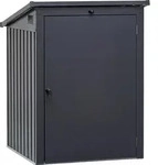 FLORAWORLD M&uuml;lleimer-Garage1 M&uuml;lltonne104 x 101 x 113/134 cm