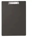 A4 Schreibplatte schwarz m. Folien&uuml;berzug