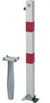 GAH Absperrpfosten KLAPPY-BO 70x70 mm Dreik. Einbet