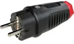 Schutzkontaktstecker IP54 Vollgummi+Erdungss. 16A / 250V AC / 3p (2P+E)