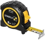 STABILA Taschenbandma&szlig; BM 300, 8 m (26'), Ma&szlig;band mit doppelseitiger cm/inch-Skala,